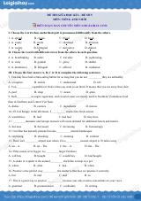 Đề số 5 - Đề kiểm tra giữa kì 2 - Tiếng Anh 9 mới